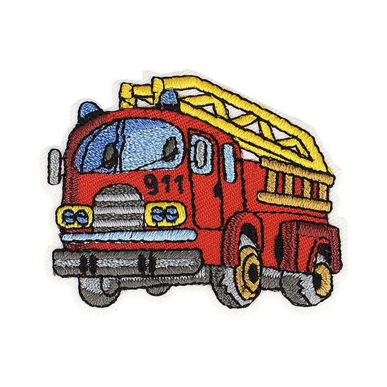 Aplicação Carro de bombeiros [ 4 x 5 cm ] – cor de malagueta,  image number 1