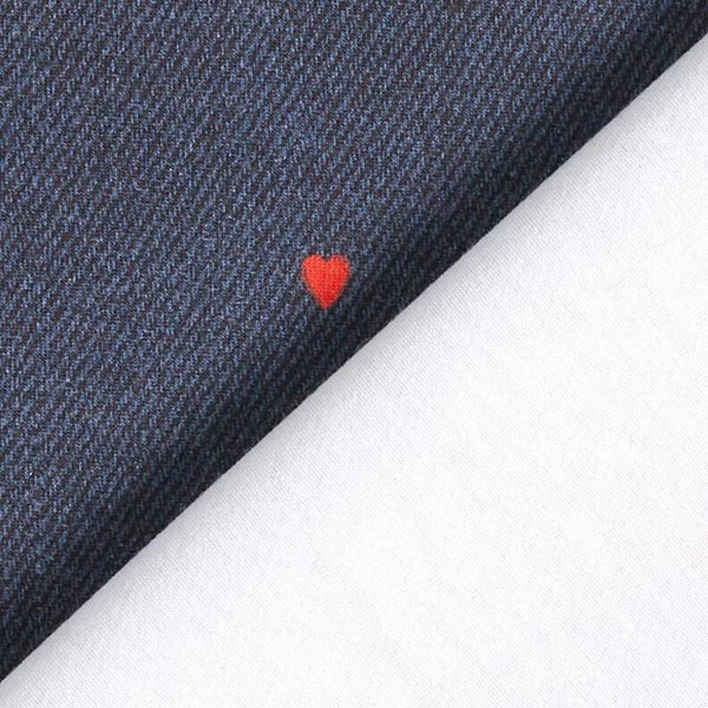 Jersey de algodão Look Jeans Corações Impressão Digital – cinza claro/vermelho-fogo,  image number 4