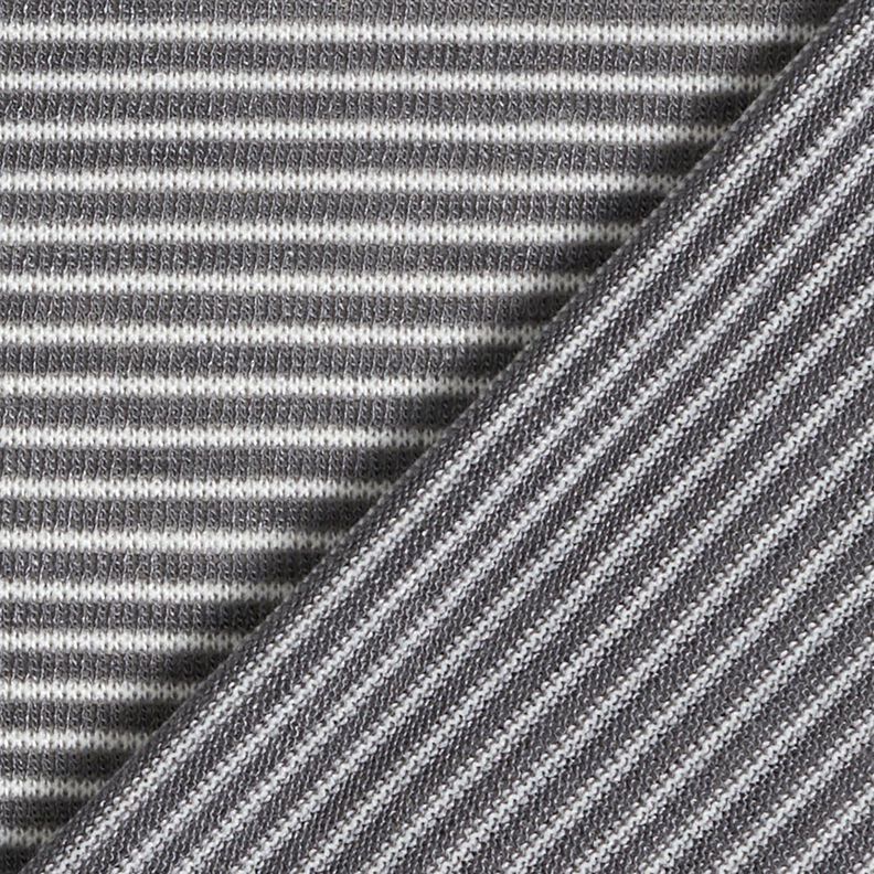 Malha fina Riscas estreitas – prata antiga/branco,  image number 4