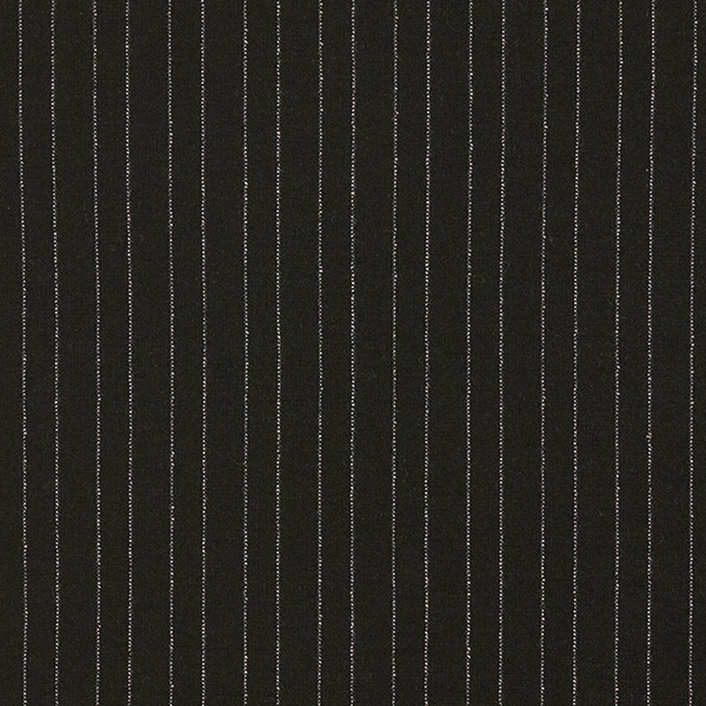 Jersey Romanit Riscas de giz Lurex – preto,  image number 1