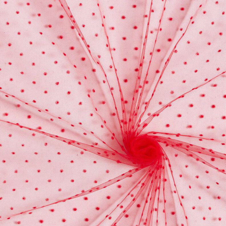 Tule Pontos de veludo – vermelho,  image number 3