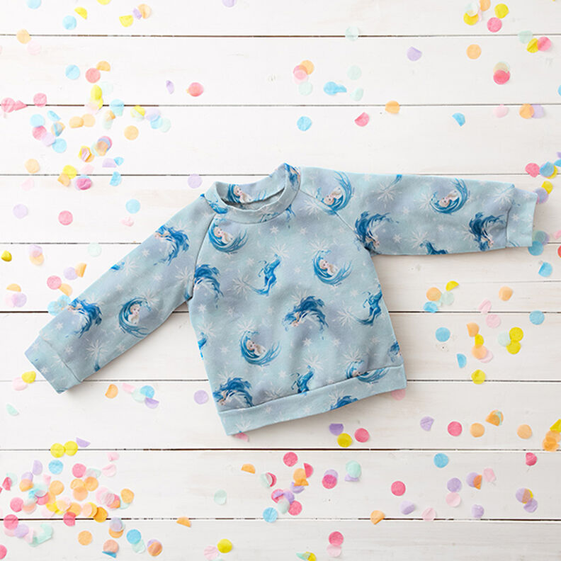 Sweatshirt cardada Rainha do gelo 2 | Disney – azul bebé,  image number 7