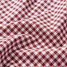 Tecido de algodão Vichy pequeno – vermelho escuro/branco,  thumbnail number 2