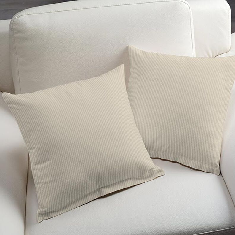 Tecido para mobiliário Jacquard tira – beige,  image number 5