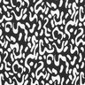 Jersey de viscose Padrão Leo abstrato – preto/branco,  thumbnail number 7