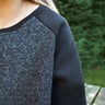 Jersey mini favos de algodão lisa – preto,  thumbnail number 7
