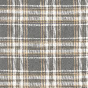 Flanela de algodão Xadrez – cinzento/branco, 