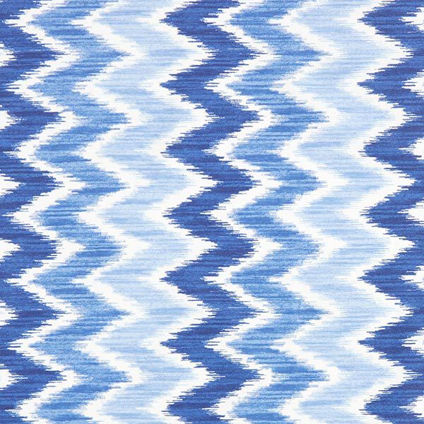 Algodão revestido estampado Inca – azul/branco,  image number 1