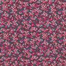 Jersey de algodão Mar de florzinhas – merlot/cor de coral,  thumbnail number 1
