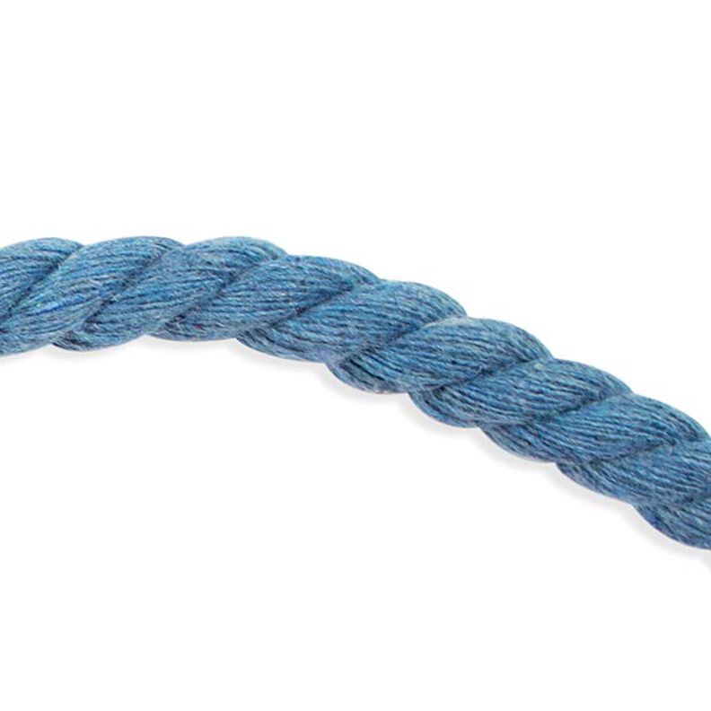 Cordão de algodão [ Ø 8 mm ] – azul-pomba,  image number 1
