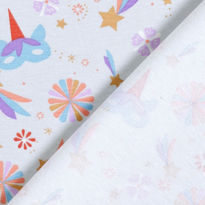 Jersey de algodão Máscara mágica – azul claro,  image number 5