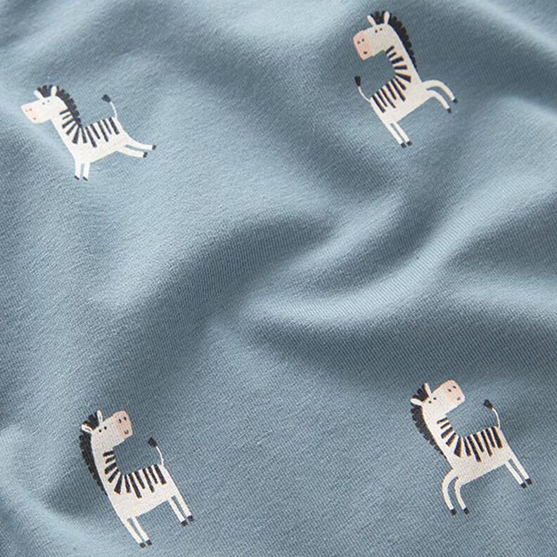Jersey de algodão Zebra engraçada – cinza claro,  image number 2