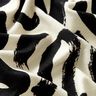 Jersey de viscose Pinceladas abstratas – creme/preto,  thumbnail number 2