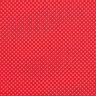 Popelina de algodão pintas pequenas – vermelho/branco,  thumbnail number 1
