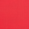 Popelina de algodão pintas pequenas – vermelho/branco,  thumbnail number 1