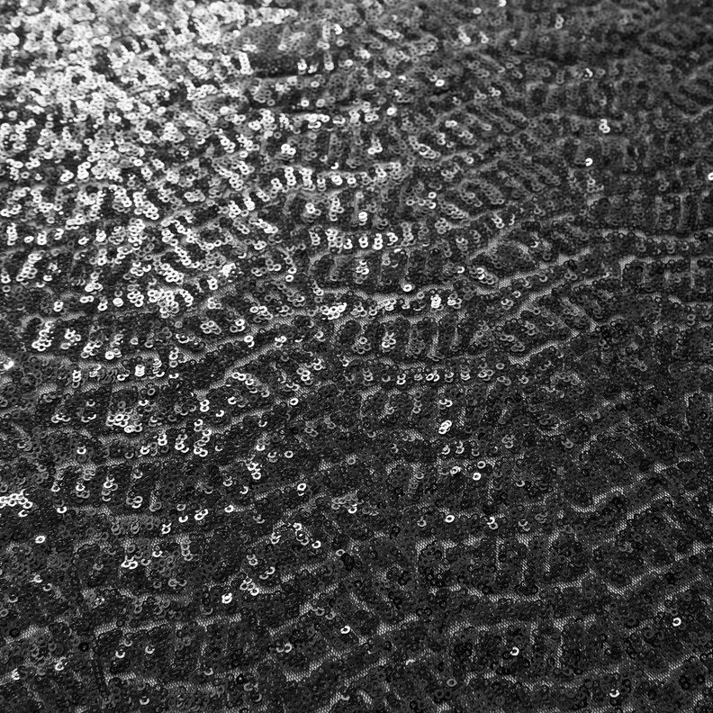 Tecido com lantejoulas micro Liso – preto,  image number 6