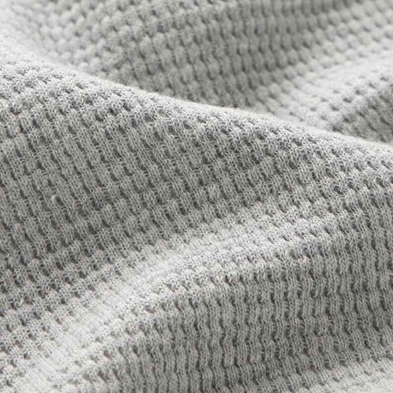 Jersey mini favos de algodão lisa – cinzento claro,  image number 3