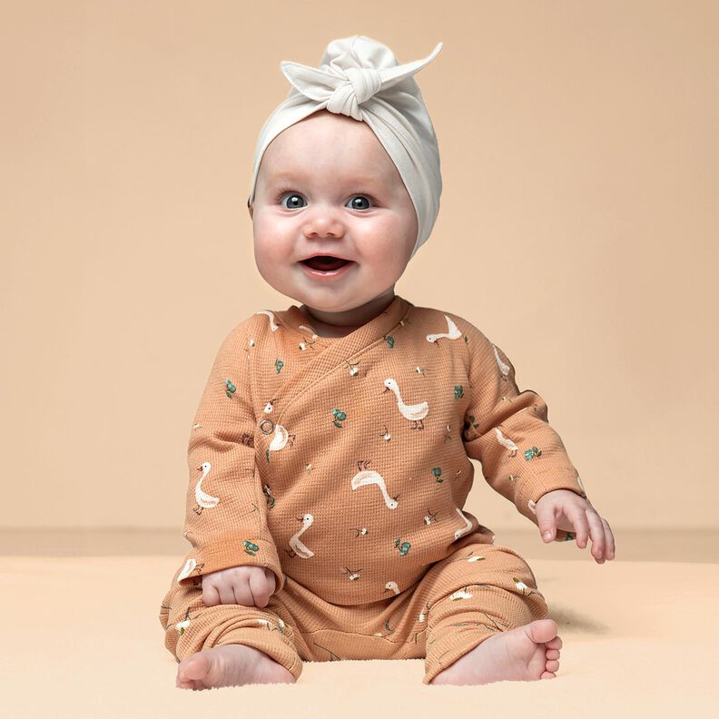 Jersey Favos Gansos e flores &ndash; salm&atilde;o,  image number 5