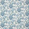 Tecido para decoração Lona Ornamentos florais orientais 280 cm – branco/azul,  thumbnail number 1