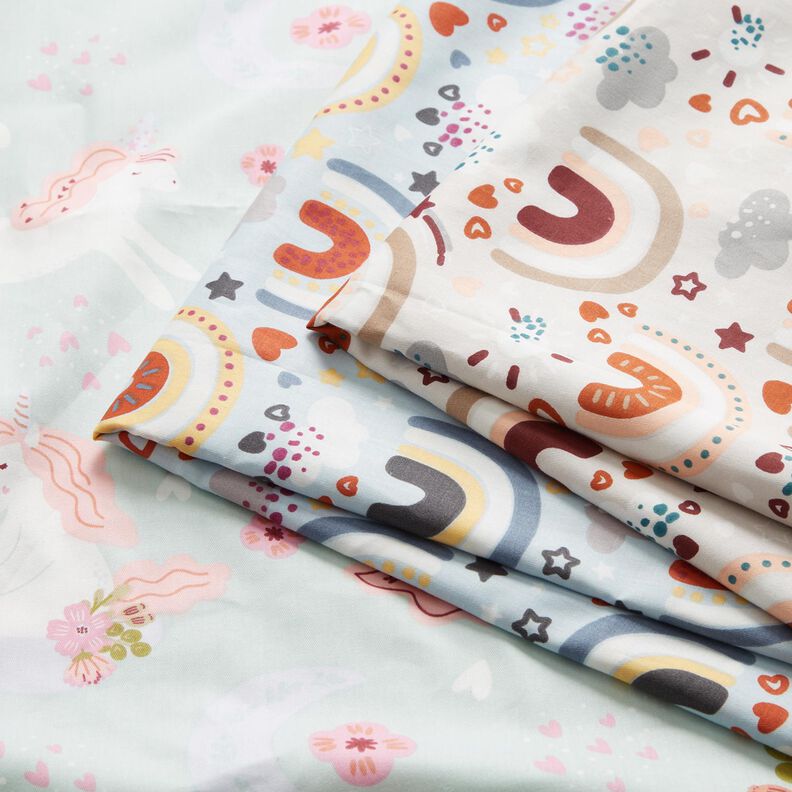 Popelina Arco-íris – azul claro,  image number 5