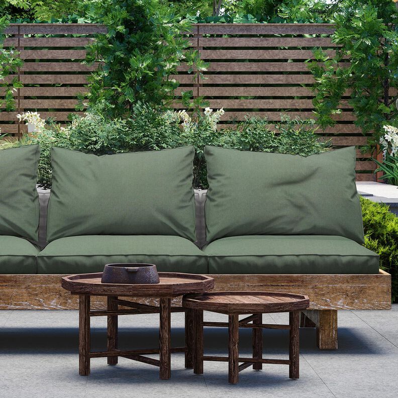 Tecido para exteriores Lona Liso – pinheiro escuro,  image number 5