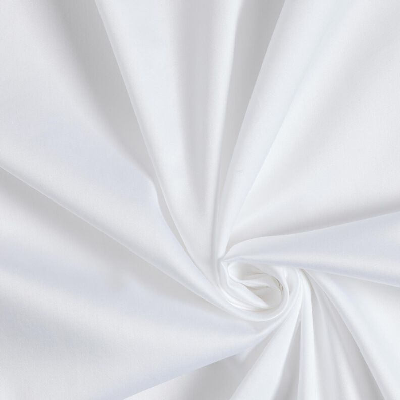 Cetim de algodão Liso – branco,  image number 1