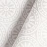 Tecido para exteriores jacquard Ornamentos círculos – cinzento claro/branco sujo,  thumbnail number 4