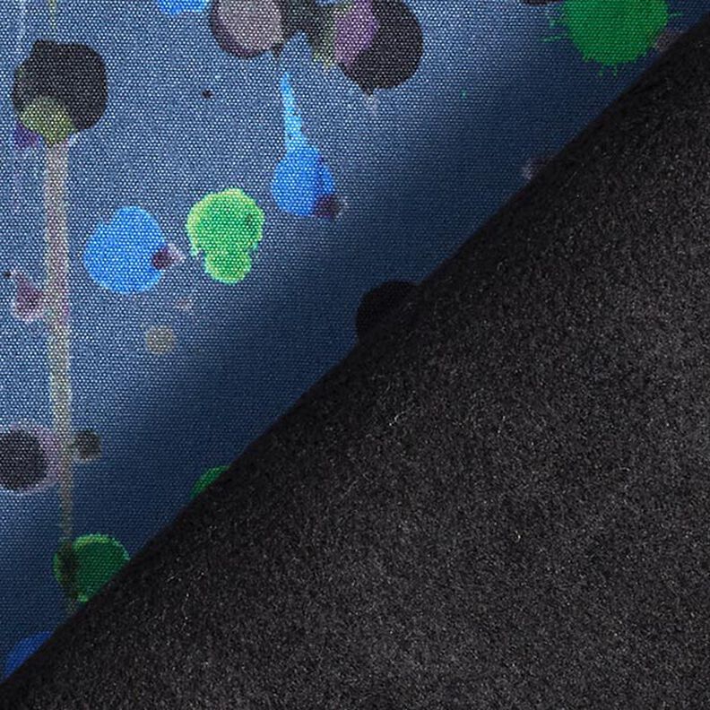 Softshell Manchas borratadas Impressão Digital – azul ganga/verde grama,  image number 5