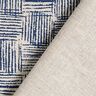 Tecido para decoração Meio linho Panamá Traços – azul-marinho,  thumbnail number 7