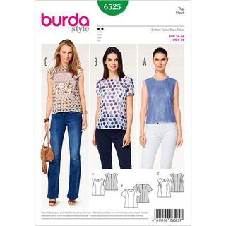 Top / Blusa, Burda 6525, 