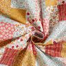 Tecido de algodão Cretone Look patchwork – branco/salmão,  thumbnail number 4