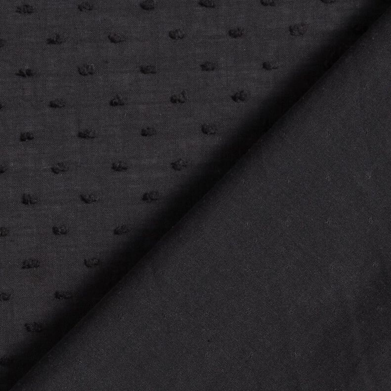 Cambraia de algodão Dobby – preto,  image number 3