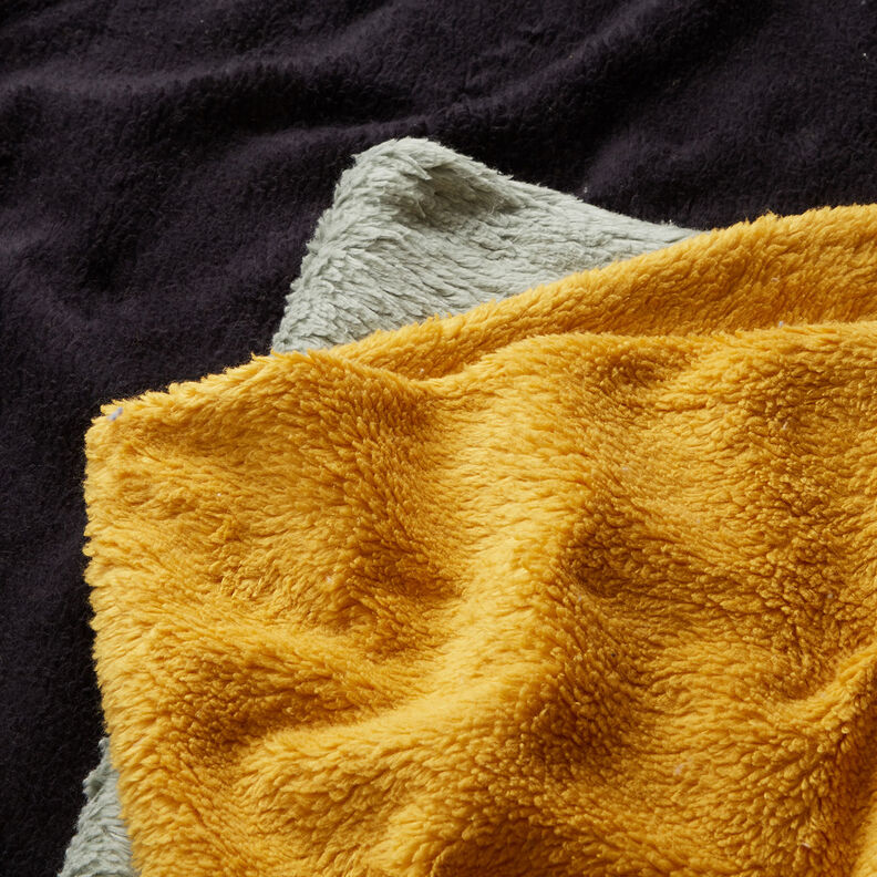 Sherpa Mistura de algodão Liso – preto,  image number 5