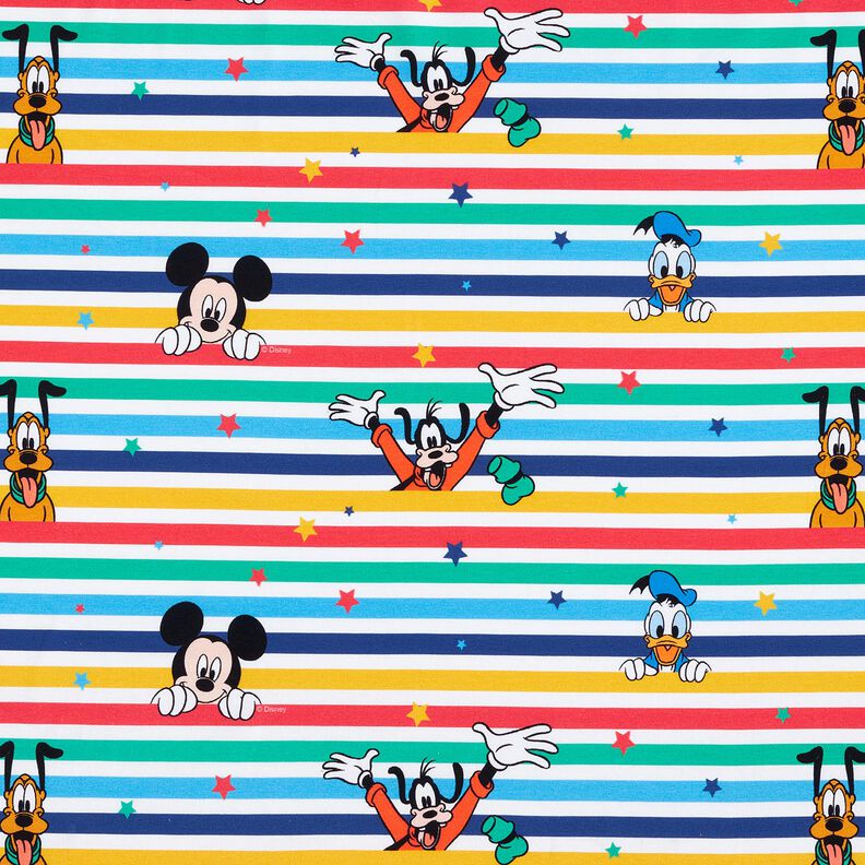 Jersey de algodão Rato Mickey e seus amigos | Disney – branco,  image number 1