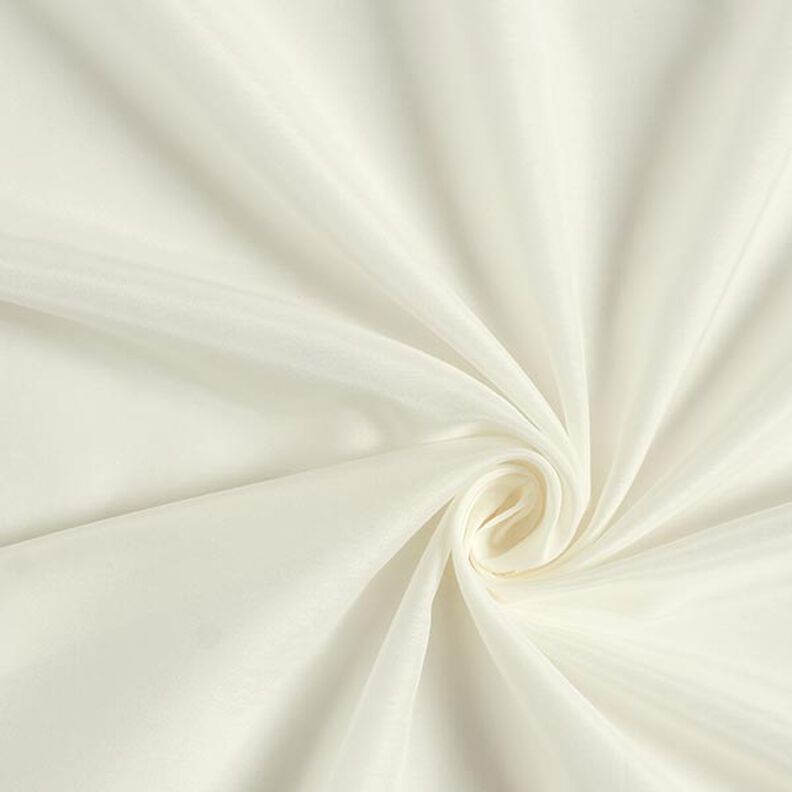 Tecido de algodão e seda super leve Voile – branco sujo,  image number 1