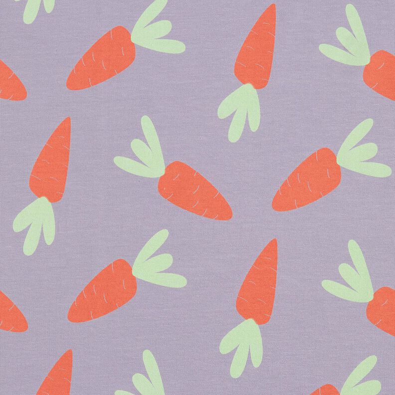 French Terry Sweat de verão Cenouras grandes – lilás,  image number 1