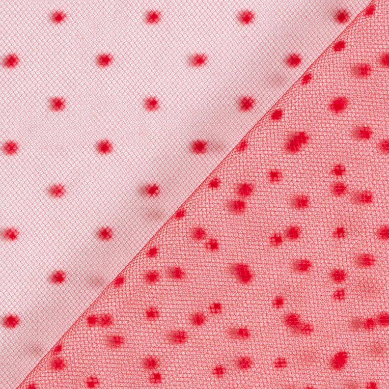 Tule Pontos de veludo – vermelho,  image number 4