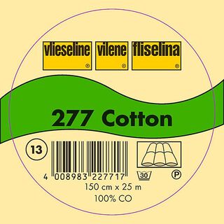 277 Cotton Entretela para volume | Vlieseline – branco, 