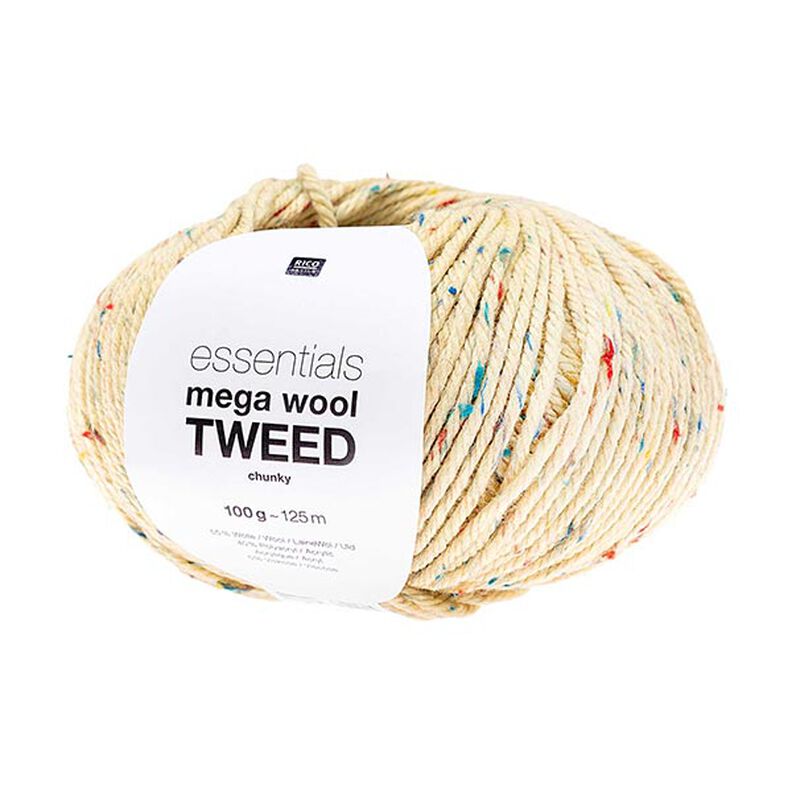 Essentials Mega Wool Tweed Chunky| Rico Design – branco sujo,  image number 1