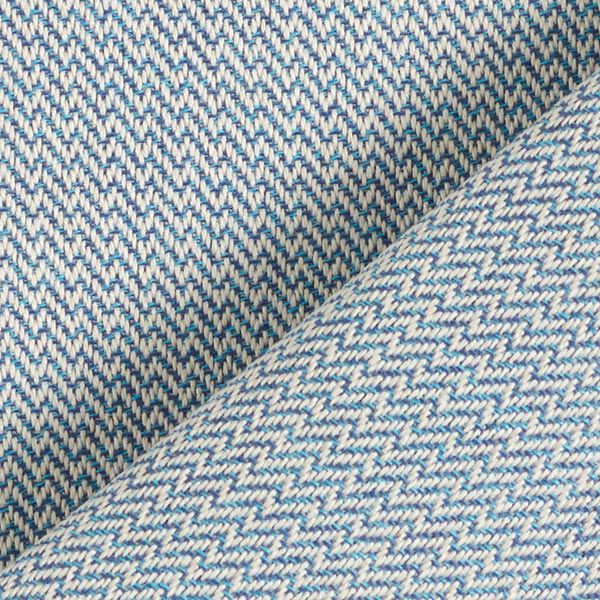 Tecido para exteriores jacquard Ziguezague pequeno – azul-marinho,  image number 5