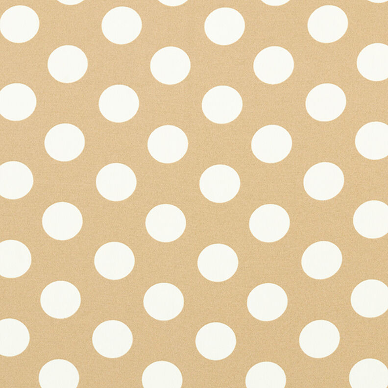 Tecido crepe Polka Dots [2,5 cm] – beige,  image number 1