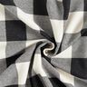 Tecido de algodão Xadrez Lurex – preto/branco,  thumbnail number 4