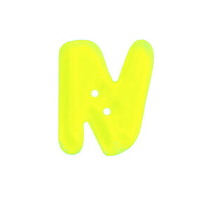 Botão Neon em forma de letra – N, 