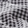 Anarruga Mistura de algodão Xadrez Vichy – preto,  thumbnail number 2