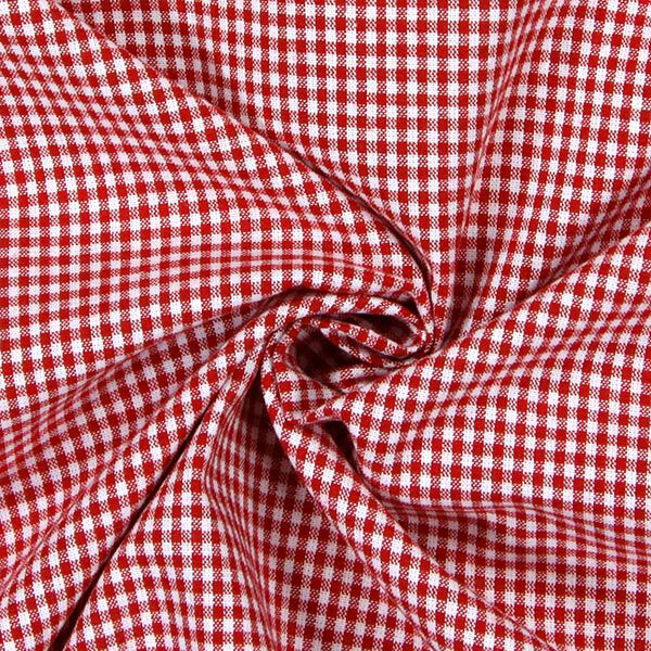 Tecido de algodão Vichy - 0,2 cm – cor de malagueta,  image number 2