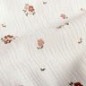 Musselina/ Tecido plissado duplo Flores – branco,  thumbnail number 2