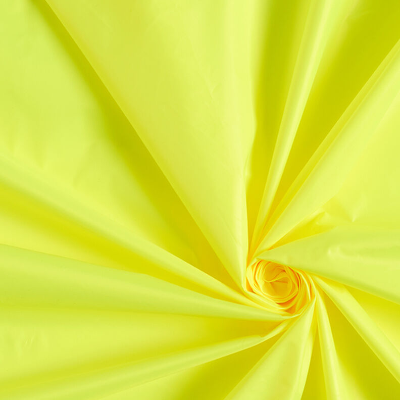 Tecido para casacos impermeável ultraleve – amarela néon,  image number 1