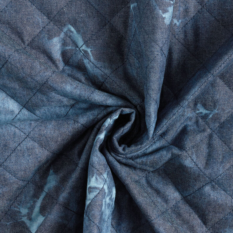 Tecido acolchoado Chambray Batique – azul ganga,  image number 4