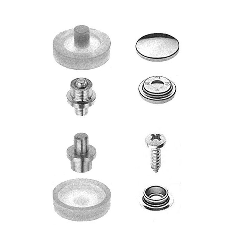 Botões de pressão Iates & Roulottes [Ø 15 mm] - prateado metálica| Prym,  image number 3
