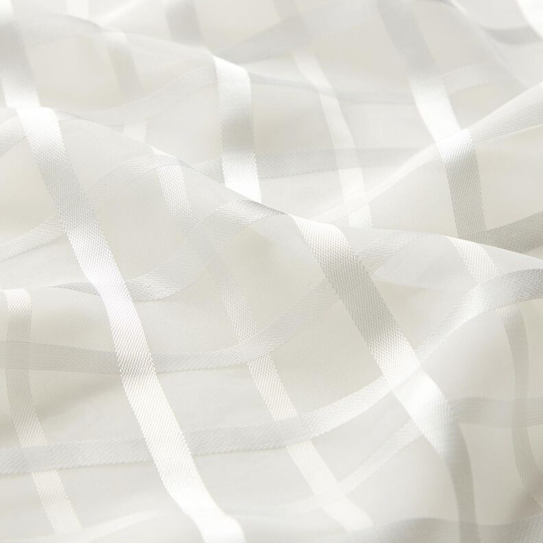 Chiffon Xadrez janela – branco,  image number 2